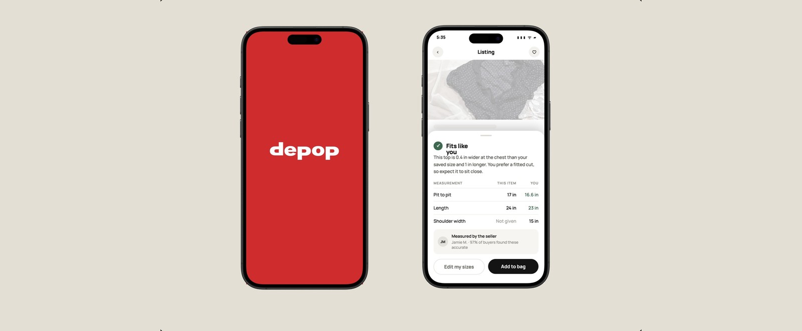 Depop Fit Confidence