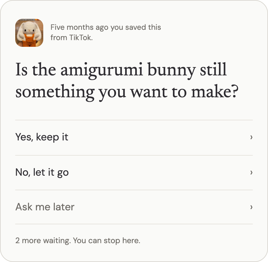 Check-in: full-screen queue